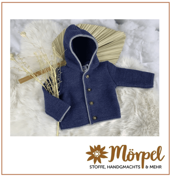 Kapuzenstrickjacke